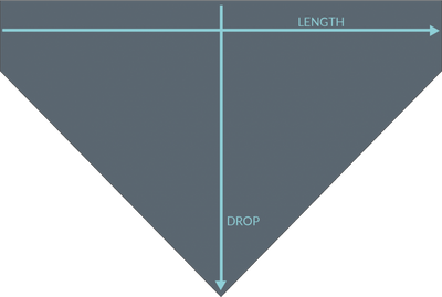 Button-Up Bandana Size Guide